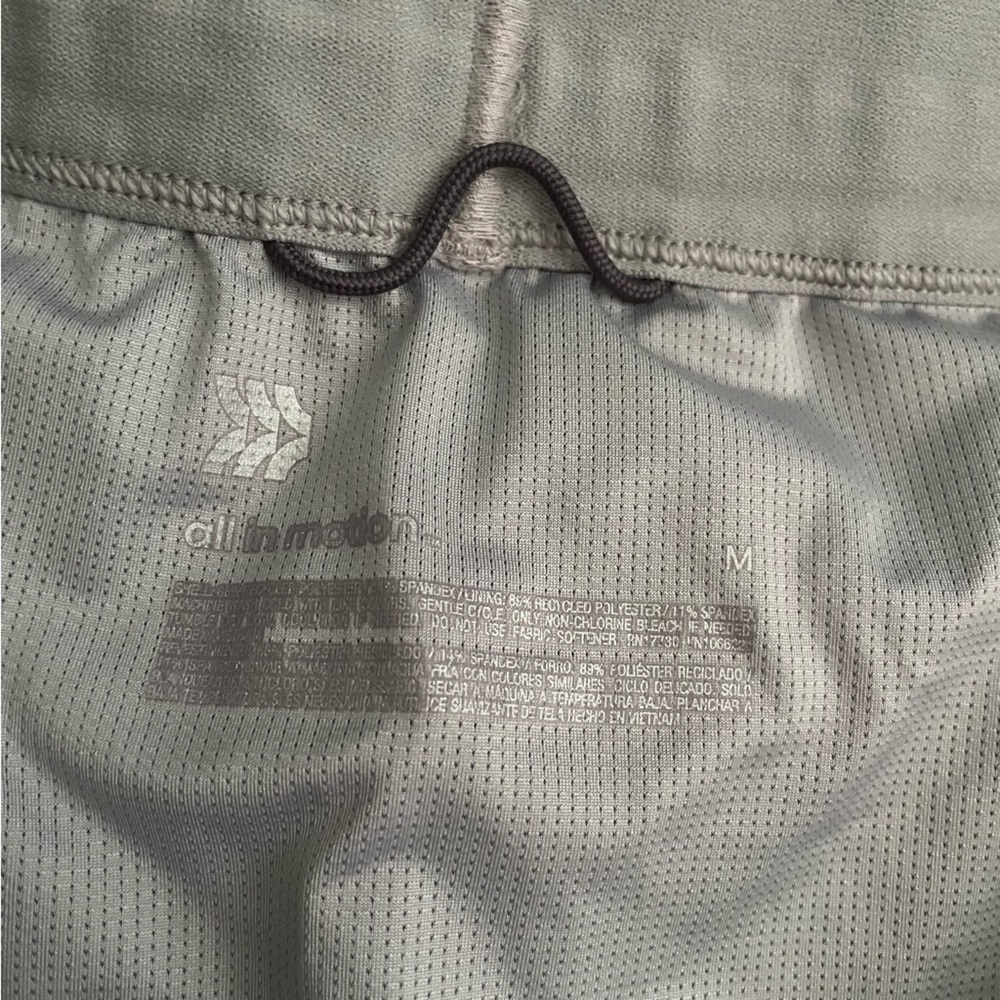 All In Motion Grey Pull on Drawstring Athletic Sh… - image 3